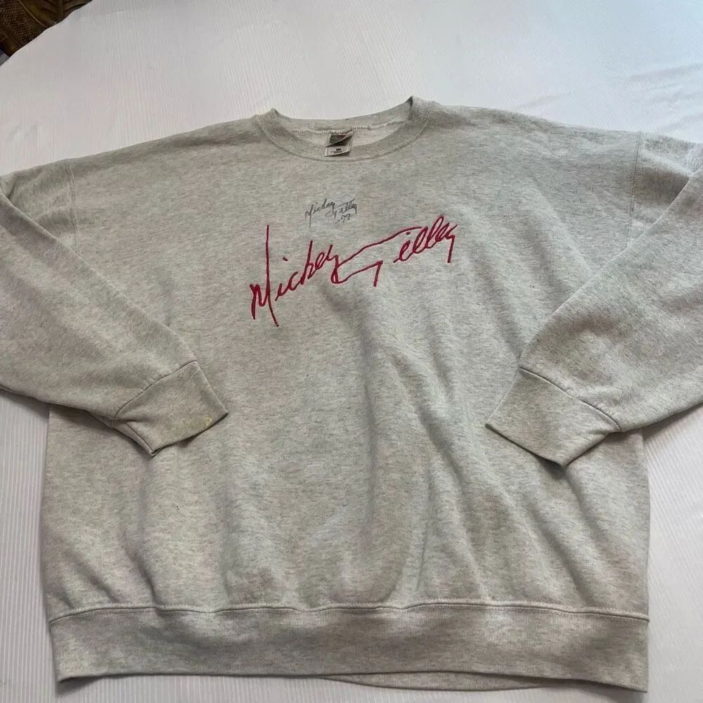 Mickey Gilley Signed Sweatshirt Size XXL